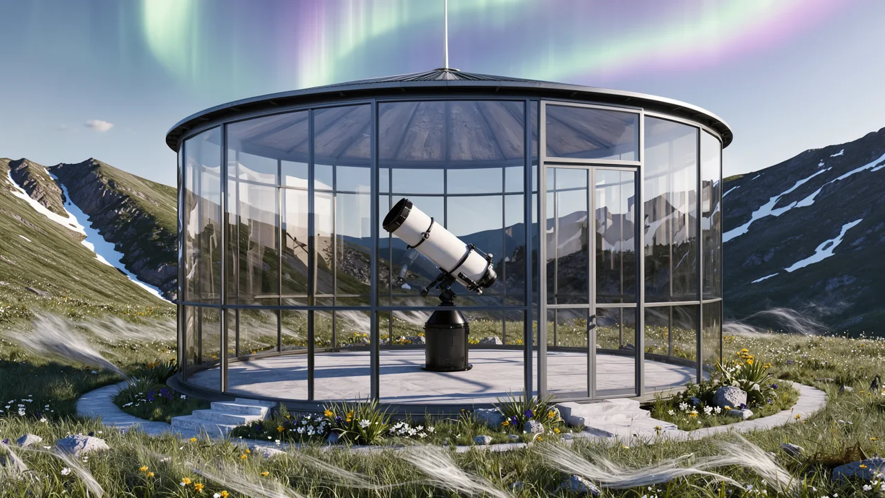 Completed observatory image
