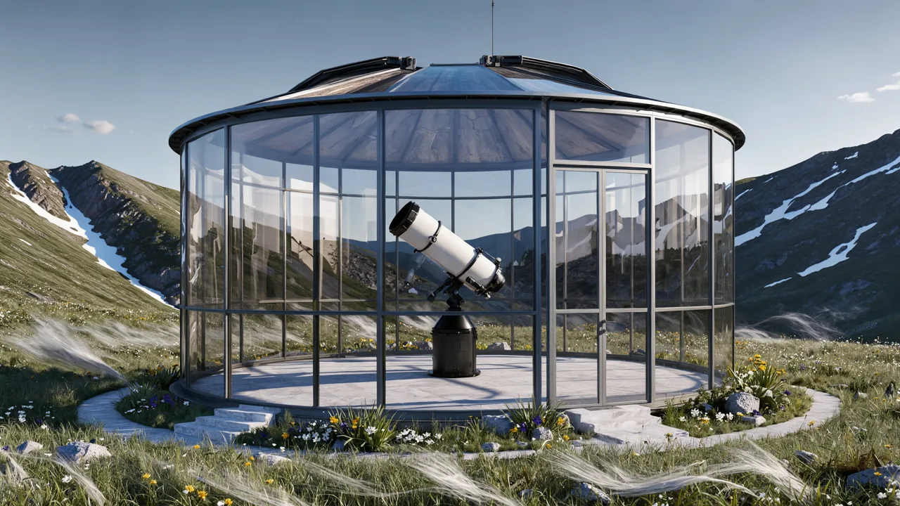 Generated glass observatory